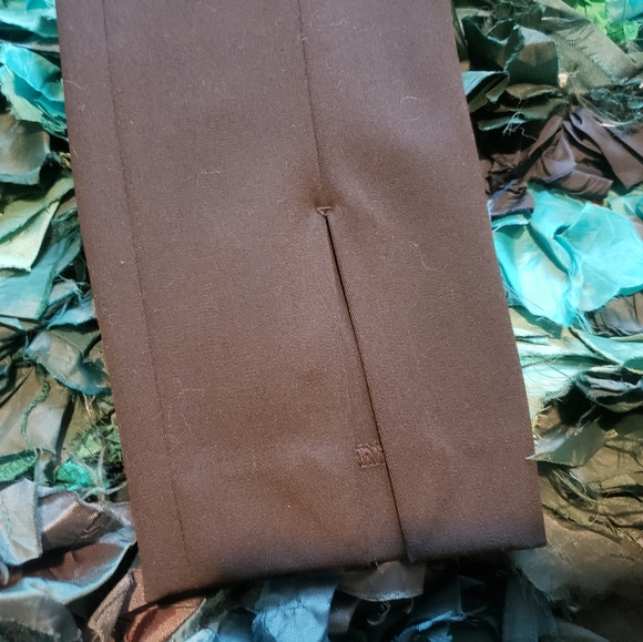 High rise structured work pants with front slits - Picture 2 of 4